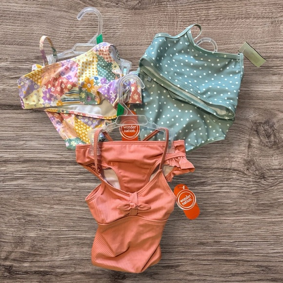 Other - Girls Swimsuits Bathing Suits Brand New With Tags Two Piece NwT 5T